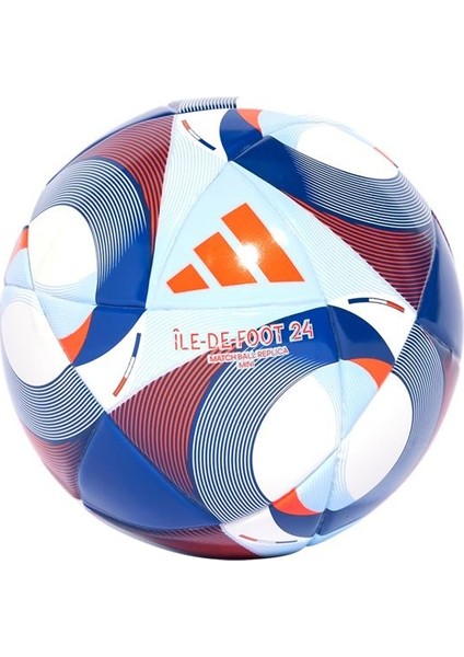 OLYMPICS24 Mini Futbol Topu Dış Mekan Kullanımı İçin Özel Tasarım Mavi-Beyaz fırsatları