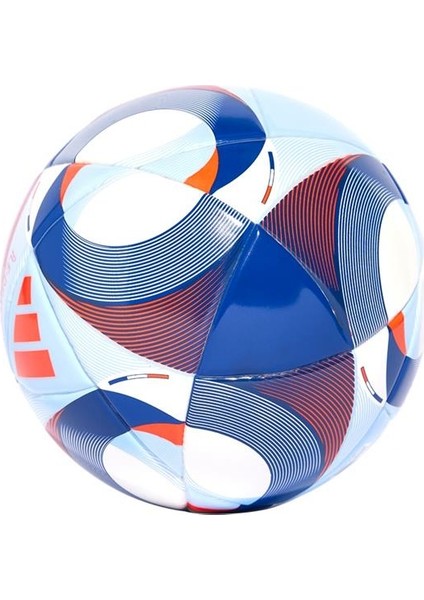 OLYMPICS24 Mini Futbol Topu Dış Mekan Kullanımı İçin Özel Tasarım Mavi-Beyaz