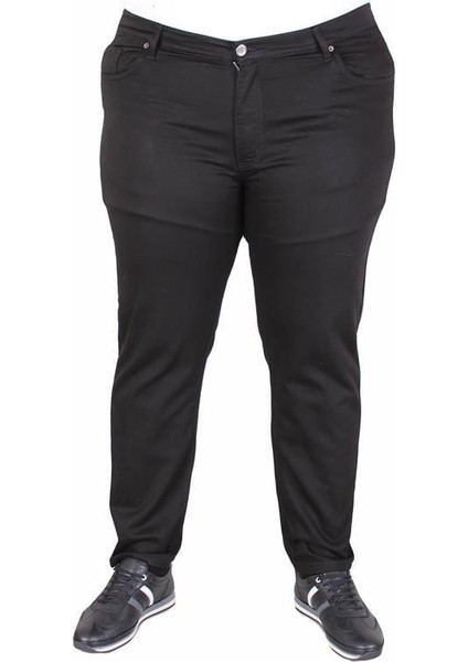 Büyük Beden Klasik 5 Cep Pantolon Venedik 11916 Sıyah fiyatları