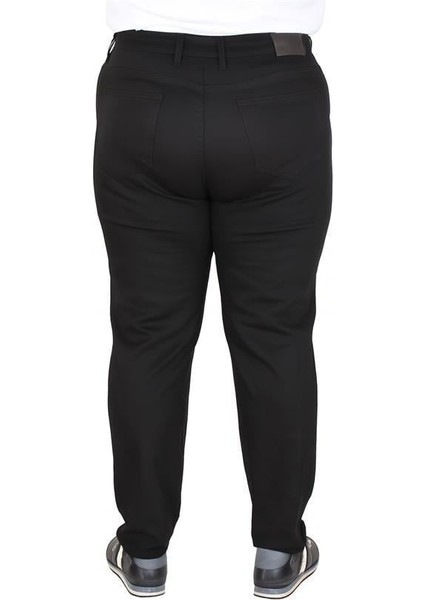 Büyük Beden Klasik 5 Cep Pantolon Venedik 11916 Sıyah modelleri