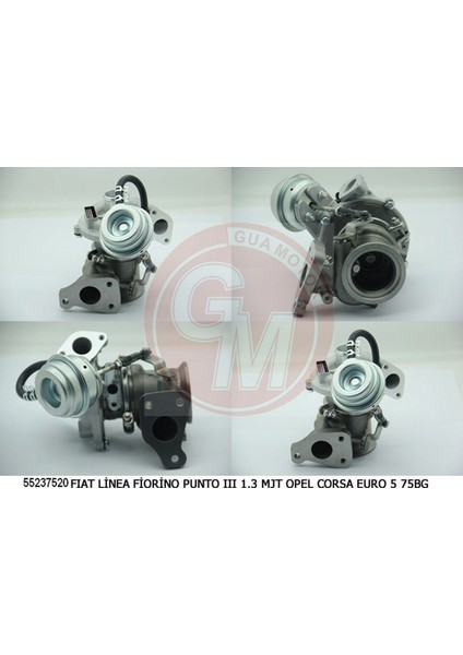 Mtxdpn 55237520-TURBO Bipper-Nemo 1.3hdi 10 Fiorino 1.3d Multijet 07 Linea-Punto Iii 1.3mjt Corsa Euro5