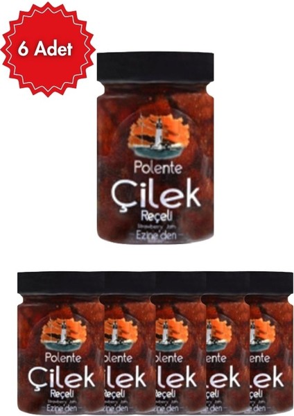 Doğal Çilek Reçeli (400 gr) x6 Adet