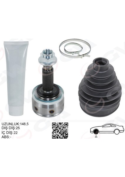 Mtxdpn Aks Kafasi Diş Hyundai Bayon 1.0l 1.4l G3LE G4LC 21- / Kia Rio. Stonic 1.4l G4LC 19- 25X22X52.5