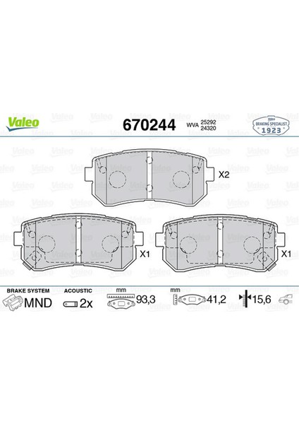 Mtxdpn Arka Balata Hyundai İX35 1.6-2.0-2.0 4WD 10 Kia Cerato Ii 2.0-1.6 Cvvt-2.0 Gdi 10