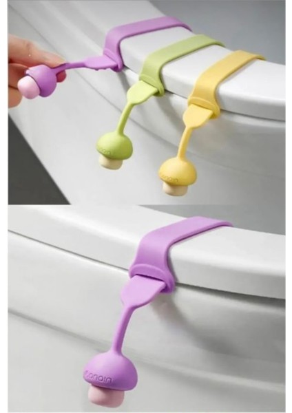 4 Adet Mantar Şekilli Klozet Kaldırma Aparatı – Rahat Kullanım