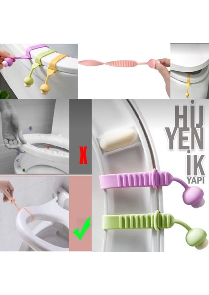 4 Adet Mantar Şekilli Klozet Kaldırma Aparatı – Rahat Kullanım modelleri