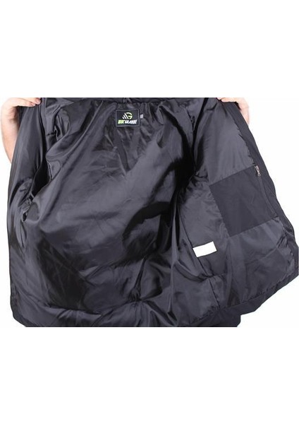 Erkek Büyük Beden Kapüşonlu Mont Lusso 2505 Sıyah