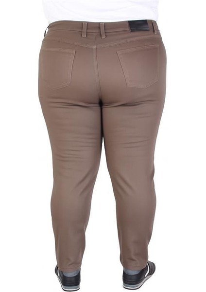 Büyük Beden Klasik 5 Cep Pantolon Venedik 11916 S.kahve modelleri