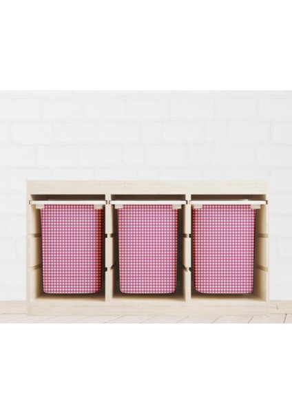 Trofast Mor Dama Sticker - Çocuk Odası Oyuncak Düzenleme Etiketi - Dayanıklı Folyo fiyatları