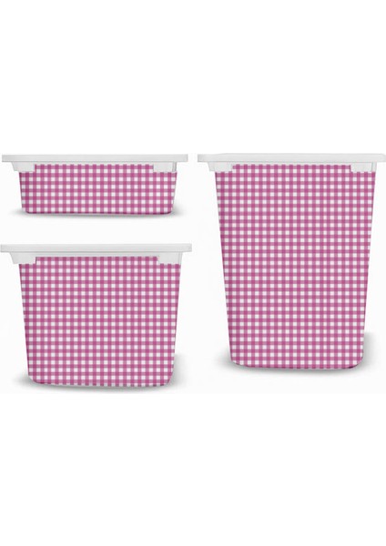 Trofast Mor Dama Sticker - Çocuk Odası Oyuncak Düzenleme Etiketi - Dayanıklı Folyo modelleri