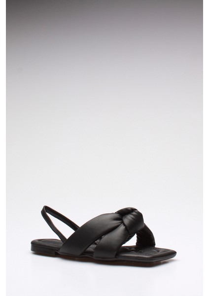 Idil Siyah Cilt Kadın Sandalet modelleri