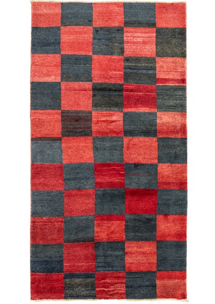 Bayça Damalı El Dokuma Yün Halı 148X292 cm