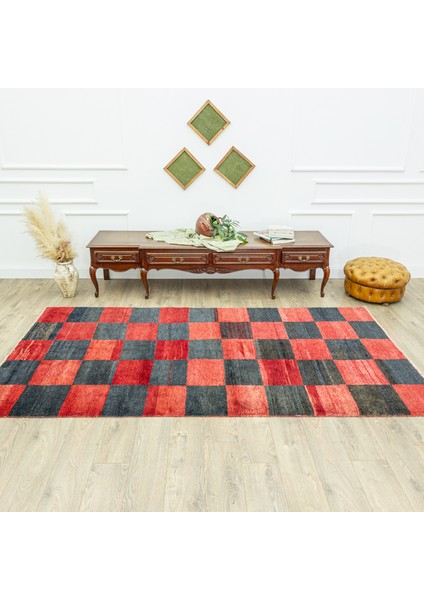 Bayça Damalı El Dokuma Yün Halı 148X292 cm fiyatları