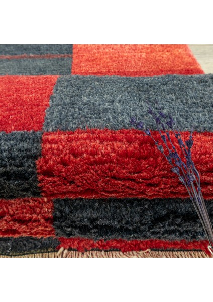 Bayça Damalı El Dokuma Yün Halı 148X292 cm fırsatları