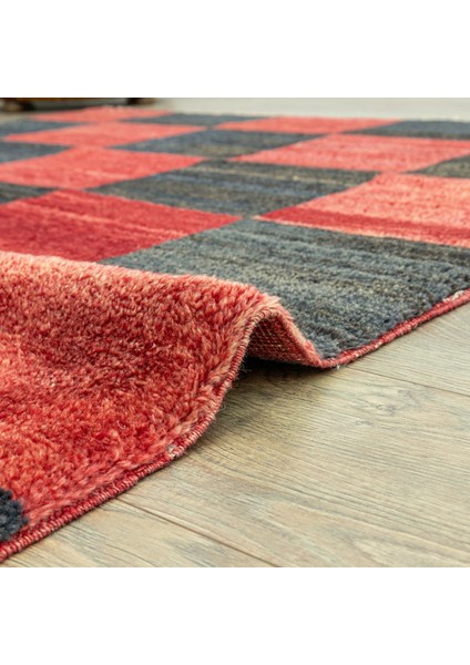 Bayça Damalı El Dokuma Yün Halı 148X292 cm indirimleri