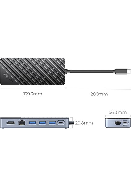 OM28PR-G2 8in1 Docking Station & Disk Kutusu - M.2 NVME&SATA,10GBPS,HDMI, 2.5g Lan, USB 3.0, Type-C fiyatları