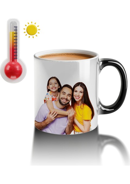 Kişiye Özel Fotoğraf Baskılı Sihirli Kupa Bardak fırsatları