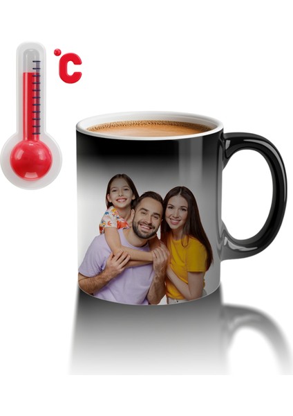 Kişiye Özel Fotoğraf Baskılı Sihirli Kupa Bardak indirimleri