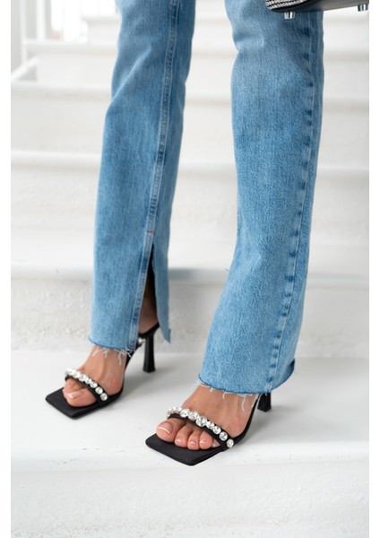 Branko Kadin Siyah Taş Detay Topuklu Ayakkabi fiyatları