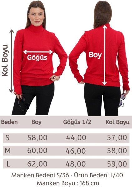 Yarım Balıkçı Yaka Triko-Kırmızı indirimleri