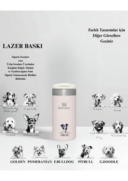 Kişiselleştirilebilir Stanley The Aerolight Transit Bardak 0,35 L Rose Özel Isimli fiyatları