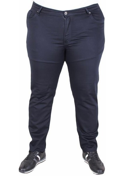 Büyük Beden Klasik 5 Cep Pantolon Venedik 11916 Lacıvert fiyatları