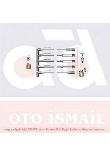 Mtxdpn Buji Kablosu Opel A Kasa Tüm Modeller 4 Tüplü