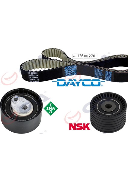 Mtxdpn Eksantrik Gergi Kiti 126X270 Laguna 2.0 16V F4R760 02-03 Megane 4/04 K025550XS