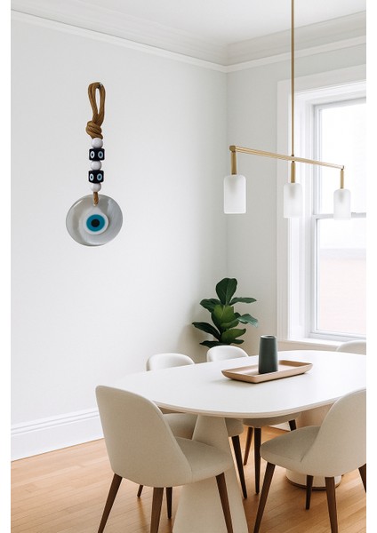 Nazar Boncuğu Duvar Süsü - Büyük Boy - Hediyelik - Şık Ev Ofis Aksesuarı - Dekoratif