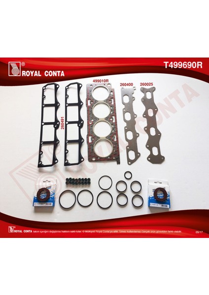 Mtxdpn Motor Takim Contasi Reinz Keçe Sub.las Doblo-Palio-Albea 1.6 01 182.B6.000/MT.NO:505169 A Kadar