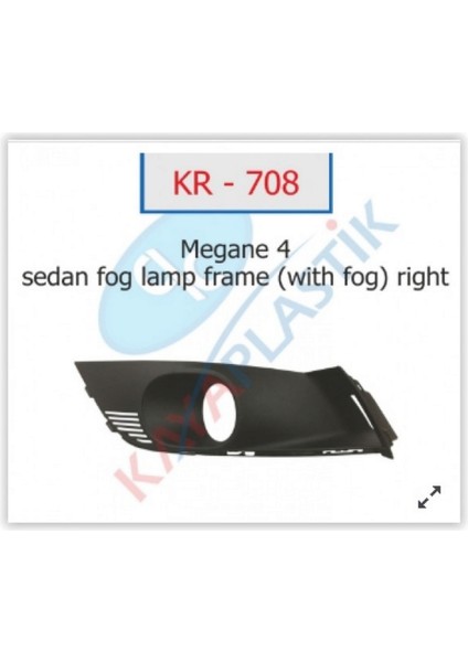 Mtxdpn Sis Far Çerçevesi Sağ Mgn 4 Sedan Model Sisli