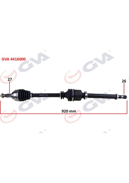 Mtxdpn Komple Aks Sağ Kangoo 3 1.5 Dci 08- 921MM