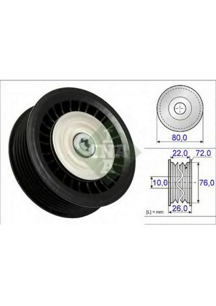 Mtxdpn Alternatör Gergi Rulmani Clio Ii-Iii-Kng-Mgn Ii-Scenic Ii-Twng-Logan-Sandero 1.5 Dci K9K