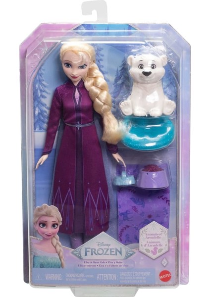 Frozen Elsa Moda Bebek ve Yavru Kutup Ayısı Figürü | 4 Aksesuar Dahil indirimleri