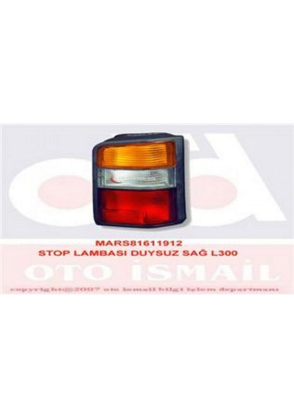 Mtxdpn Stop Lambasi Sağ Duysuz [ Mitsubishi L300 1998-2004 ]