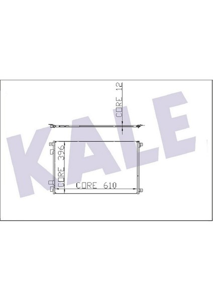 Mtxdpn Klima Radyatörü Kurutuculu [ Renault Megane Ii 1.4/1.5 Dci/1.6/2.0 2002- ]