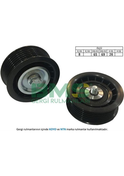 Mtxdpn Alternatör Gergi Rulmani Bravo Ii-Punto 1.6 Mtj-2.0 Dmtj 08 Delta Iii-Musa 1.8 08 70X65X26X8