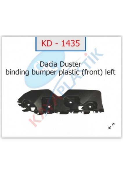 Mtxdpn Ön Tampon Bağlanti Ayaği Sol Dacia Duster