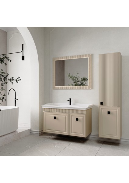 Hana 100 cm Sahra Banyo Dolabı