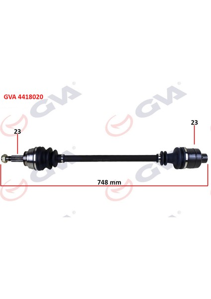 Mtxdpn Komple Aks Sağ Laguna I 1.6 16V 93-01 747MM