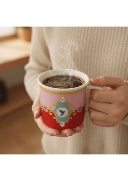 2'li Bird Studio Pembe Porselen Kupa Takımı - 220 Ml. modelleri