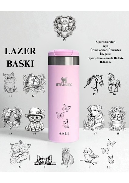 Özel İsimli The Aerolight Transit Mug .47L / 16OZ Pudra Pembe Özel İsimli