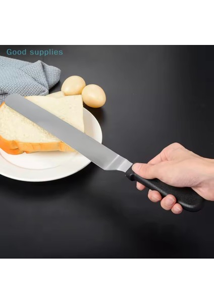 Paslanmaz Eğik Pasta Sıvama Paleti 20 cm Spatula Pasta Spatulası fırsatları