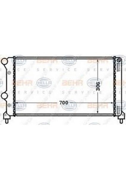 Mtxdpn Radyatör Doblo 1.9 Jtd-1.3mtj Mek Ac Klimasiz 730X305.4X38 -46807378