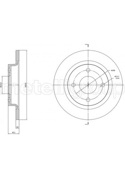 Mtxdpn Arka Fren Disk Ayna Fiesta 17