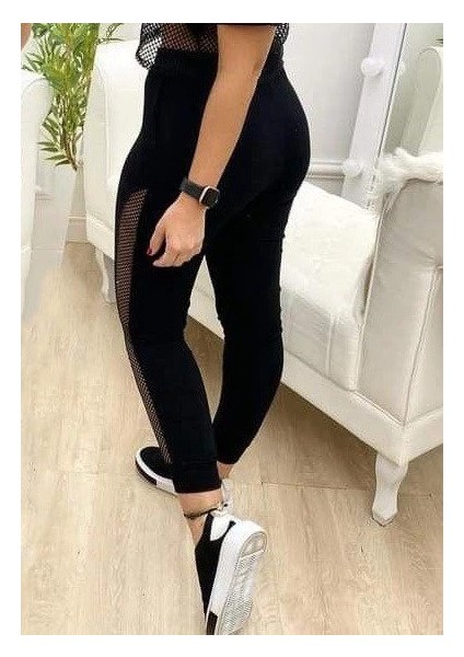 Mdb Kadın Yüksek Bel File Detaylı Dar Kesim Viskon Iki Iplik Pantolon modelleri