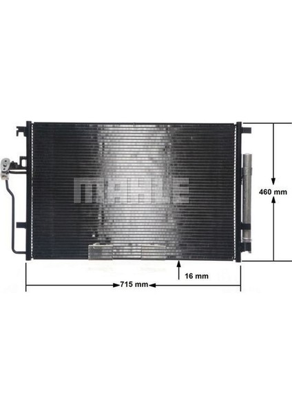 Mtxdpn Klima Radyatoru Mercedes Sprinter 906 06 16 . Vw Crafter 06 16