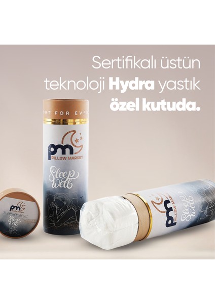 Dinlendirici Tombul Visko Yastık - Ortopedik Hydra Güzellik Yastığı - Hyaluronic Kolajen Yastık fırsatları