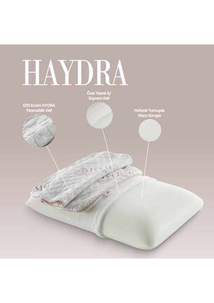 Dinlendirici Tombul Visko Yastık - Ortopedik Hydra Güzellik Yastığı - Hyaluronic Kolajen Yastık indirimleri