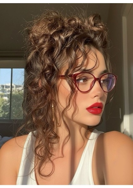 Victoria Bordo Cat Eye Mavi Işık Korumalı Blue Block Gözlük fiyatları